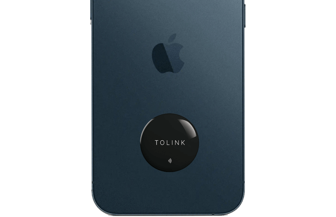 Tolink lipdukas ant iPhone telefono